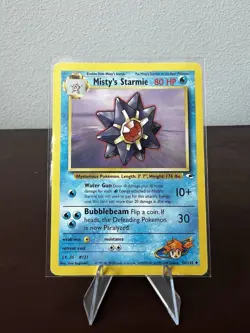 Misty's Starmie 056/132 Uncommon Gym Heroes Pokemon LP 000145 - Image 1