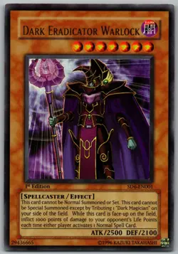 Dark Eradicator Warlock Ultra Rare Structure Deck: Spellcaster's Judgment SD6-EN - Image 1