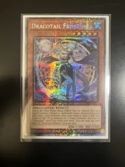 Yu-Gi-Oh 1x Dracotail Faimena JUSH-EN002 Starlight Rare Near Mint - Image 3