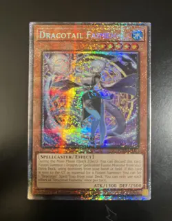 Yu-Gi-Oh 1x Dracotail Faimena JUSH-EN002 Starlight Rare Near Mint - Image 4