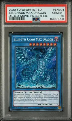 2020 1ST ED #ENS04 BLUE-EYES CHAOS MAX DRAGON PSA 10 - Image 1
