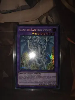 MP24-EN082 Albion the Sanctifire Dragon : Prismatic Secret Rare 1st Edition YuGi - Image 1