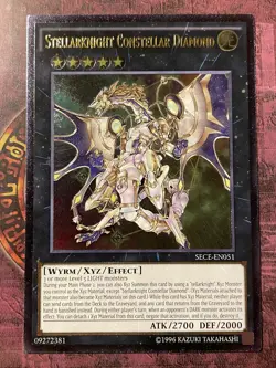 Stellarknight Constellar Diamond - SECE-EN051 - Ultimate Rare - Unlimited Ed.-NM - Image 1