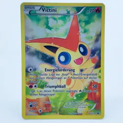 Pokemon TCG Karte - Victini XY117 - XY Black Star Promo Deutsch Full Art - Image 1