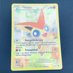 Pokemon TCG Karte - Victini XY117 - XY Black Star Promo Deutsch Full Art - Image 2