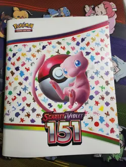 Pokemon 151 Binder W/ PARTIAL Master Set 148 Cards Total-HOLOS,EX,RARES, etc - Image 1
