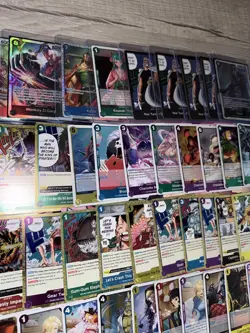 One Piece Bandai card game BULK LOT SR, R, Holographic Rares NM ENGLISH - Image 3