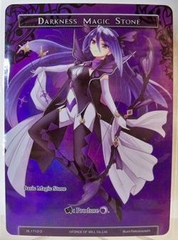 Force of Will TCG Promo - Darkness Magic Stone (Caster Chronicles) V.2 Foil Card - Image 1