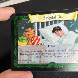 Harry Potter Trading Card Game Hospital Bed 12/80 Holo Foil Quidditch Cup - Image 2