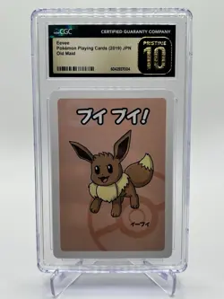CGC 10 Pristine Eevee Old Maid 2019 Japanese Card - Image 1
