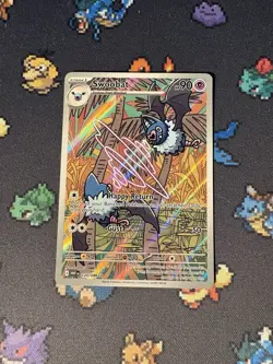 Pokemon Cards Swoobat 120/086 Illustration Rare White Flare - (NM) - Image 1