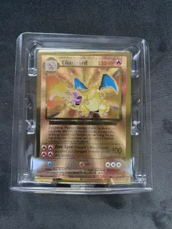 Pokemon TCG Charizard (Celebrations 25th Anniversary UPC Metal Card) 004/102. LP - Image 3