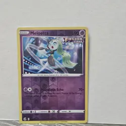Meloetta - Reverse Holo - Fusion Strike 124/264 Rare Pokemon Card NM - Image 1