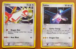Latios 2/10 & Latias 4/10 EX Trainer Kit Holo 2004 | NM LP Pokemon Card - Image 1