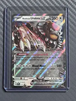 Bloodmoon Ursaluna EX 177 Scarlet Violet Promo Pokemon Card - Image 1