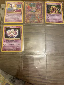 Pokemon Binder -over 350 Cards. Includes Halos, First Editions, Promos - Image 5