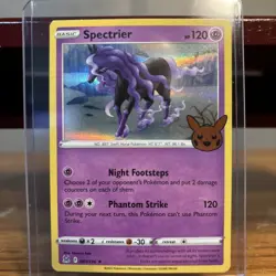Spectrier 081/196 Rare Holo Card Trick or Trade 2023 Pokemon TCG NM - Image 1