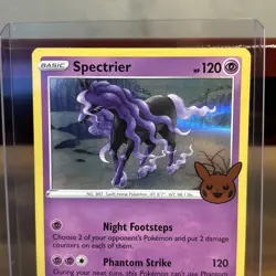 Spectrier 081/196 Rare Holo Card Trick or Trade 2023 Pokemon TCG NM - Image 2