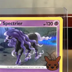 Spectrier 081/196 Rare Holo Card Trick or Trade 2023 Pokemon TCG NM - Image 4