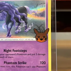 Spectrier 081/196 Rare Holo Card Trick or Trade 2023 Pokemon TCG NM - Image 5