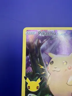 ⚡Pikachu Holo Card 005/025 25th Anniversary Pokemon TCG Celebrations LP-NM - Image 4