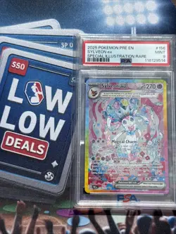 Pokemon TCG Sylveon EX Card 156/131 PRE EN SPECIAL ILLUSTRATION RARE MINT PSA 9 - Image 1
