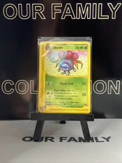 Gloom 78/165 Uncommon Pokemon Card Expedition Base Set NM Near Mint - Image 1