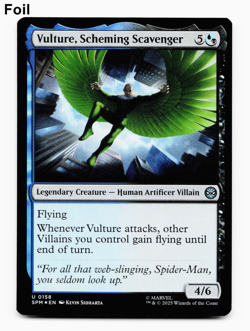 Vulture, Scheming Scavenger (FOIL) - [Marvel's Spider-Man] MTG Magic NM/M 💧💀 - Image 1