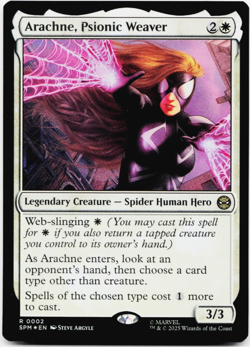 Arachne, Psionic Weaver (FOIL) - [Marvel's Spider-Man] MTG Magic ⚪ - Image 3