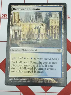 Magic the Gathering MTG Hallowed Fountain (174) Dissension LP/NM - Image 1