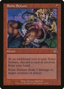 Sonic Seizure - Foil Torment MP MTG - Image 1