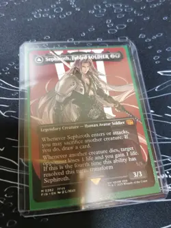 Borderless Sephiroth, Fabled SOLDIER, MTG, Final Fantasy VII Magic the Gathering - Image 2
