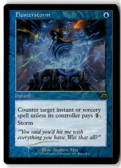 MTG - Flusterstorm (Retro Frame) 496 foil Near Mint Buy-A-Box Promos - Image 1