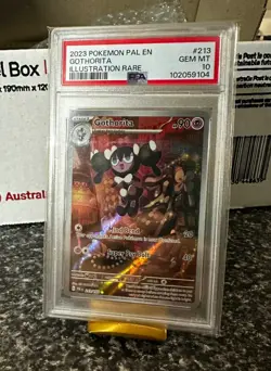 2023 POKEMON PAL EN-PALDEA EVOLVED ILLUSTRATION RARE #213 GOTHORITA PSA 10 - Image 1