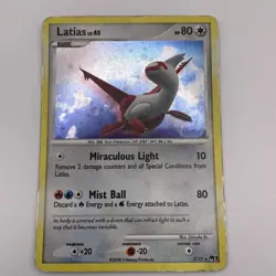 Pokemon Latias Lv.45 Rare Holo #3/17 POP 7 Promo 2008 Vintage TCG - Image 3