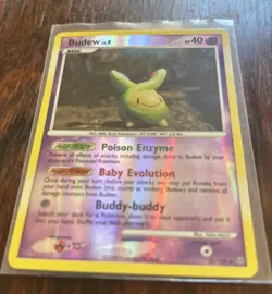 Pokemon TCG Budew 33/100 Stormfront Reverse Holo MP 2008 - Image 1