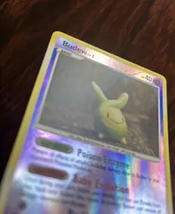 Pokemon TCG Budew 33/100 Stormfront Reverse Holo MP 2008 - Image 5