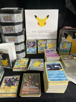 Pokemon Celebrations Tins Lunch Box Cards Bundle Lot Pikachu - Image 3