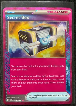 Pokemon 2024 Twilight Masquerade Secret Box 163/167 Ace Spec NM - Image 1