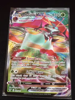 Pokemon Orbeetle VMAX 021/185 TCG Vivid Voltage Full Art Ultra Rare Near Mint - Image 1