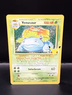 Pokemon Celebrations Venusaur 15/102 Classic Collection Holo Rare - Image 1