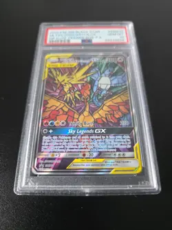 2019 Pokemon Moltres Zapdos Articuno GX Full Art SM210 PSA 10 GM - HIDDEN FATE - Image 3