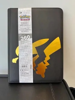 New Ultra Pro Pokemon Booster Acrylic Display Box & 9-Pocket Pikachu Pro-Binder - Image 2