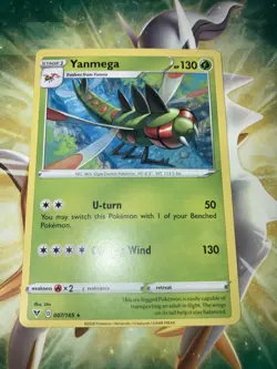 Pokemon TCG Yanmega Vivid Voltage 007/185 Regular Rare-NM - Image 1