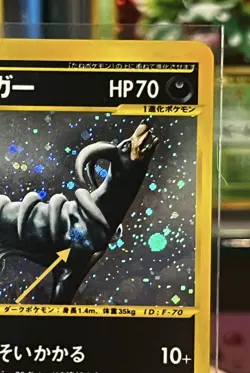 Pokemon Houndoom Mysterious Mountains 070/088 Holo Japanese (Holobleed) - Image 2