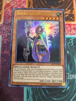 Yu-Gi-Oh! TCG Supay, Duskwalker LED5-EN025 Ultra Rare 1st Edition Near Mint - Image 1