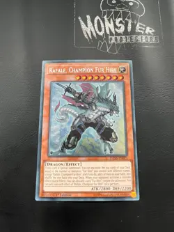 YUGIOH RAFALE CHAMPION FUR HIRE SECRET RARE DASA-EN023 1ST EDITION - Image 1