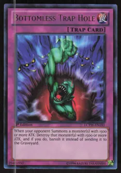 Yu-Gi-Oh TCG LC 3: Yugi's World #LCYW-EN181 Bottomless Trap Hole - Image 1