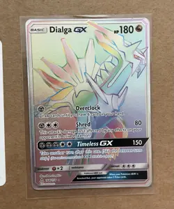 Dialga GX 164/156 Ultra Prism Rainbow Rare Pokemon TCG Card - Image 1