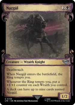 MTG English Nazgul (0729) (Showcase Scrolls) NM Foil - Image 1